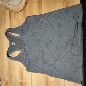 Grey Under Armour Racerback Tank Medium
